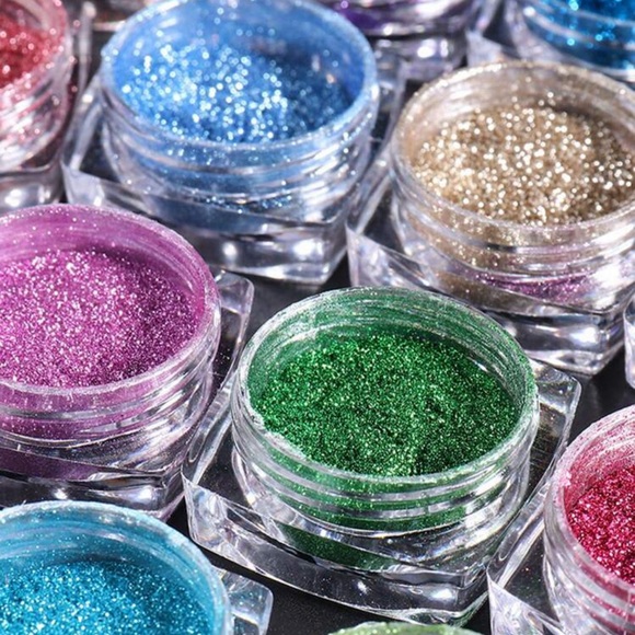 23 Boxes/Set Y2K style Magic Mirror Powder Metal Chrome Mirror Nail Glitter - Picture 7 of 7